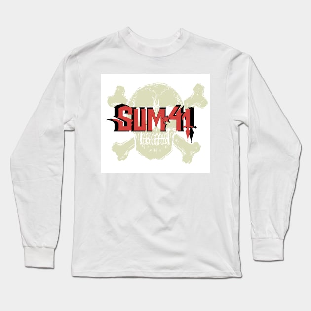 Sum 41 premium Design Long Sleeve T-Shirt by Cloud Skull